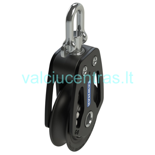 LEWMAR viengubas blokas su šekeliu 50-90mm LEWMAR viengubas blokas su šekeliu 50-90mm